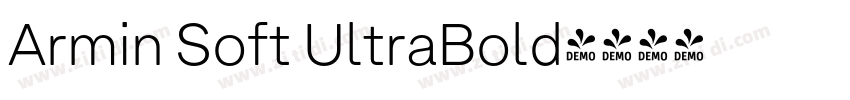 Armin Soft UltraBold字体转换